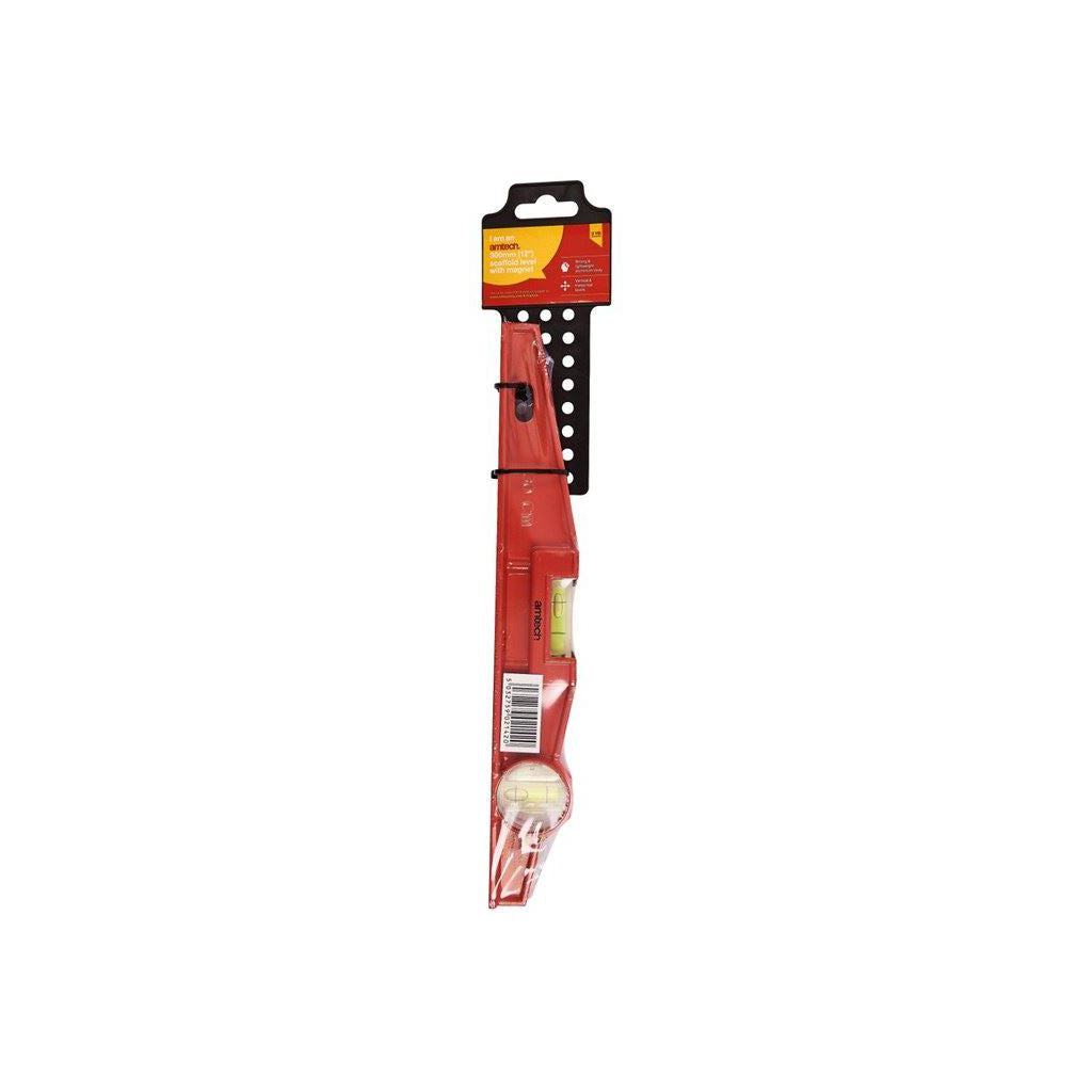 Amtech 12" Scaffold Level+Magnet Carpenters Levelling Measure Angles - P4930