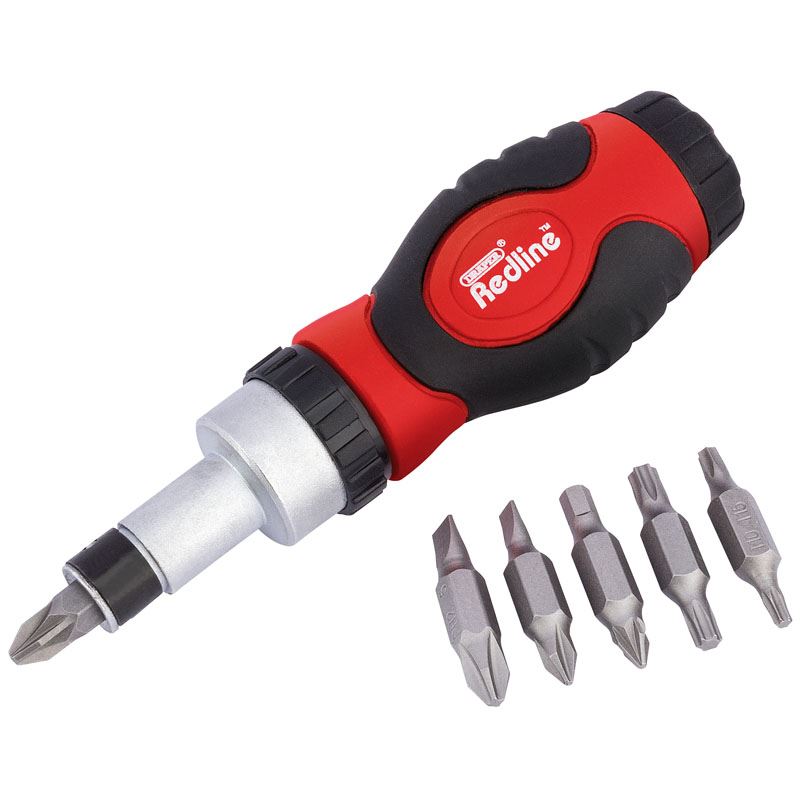 Draper 68924 Ratcheting Screwdriver and Bit Set 6 piece