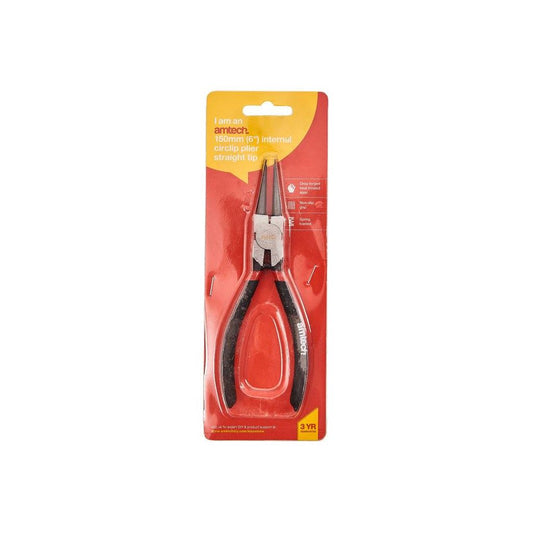 Amtech Circlip Plier Internal External Straight Bent Sirclip 6"/150mm Pliers - W5900