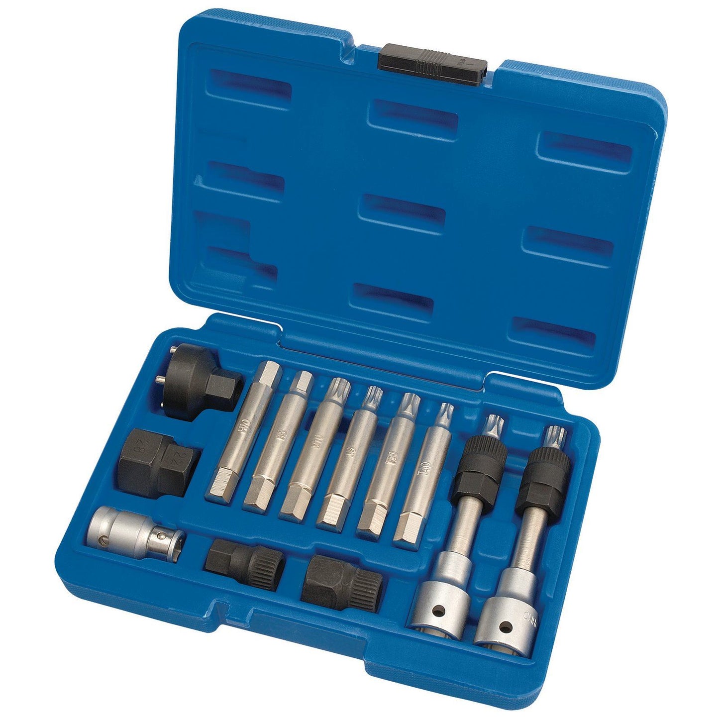 Draper 31913 Expert Alternator Pulley Tool Kit, 13 Pieces Set of 13