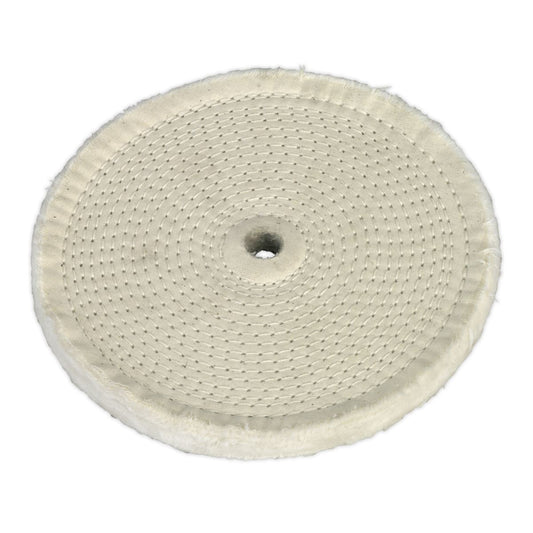 Sealey Buffing Wheel 200 x 16mm 16mm Bore Fine BG200BW