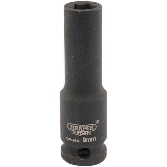 Draper 06882 Expert 9mm 3/8" Square Drive Hi-Torq6 Point Deep Impact Socket