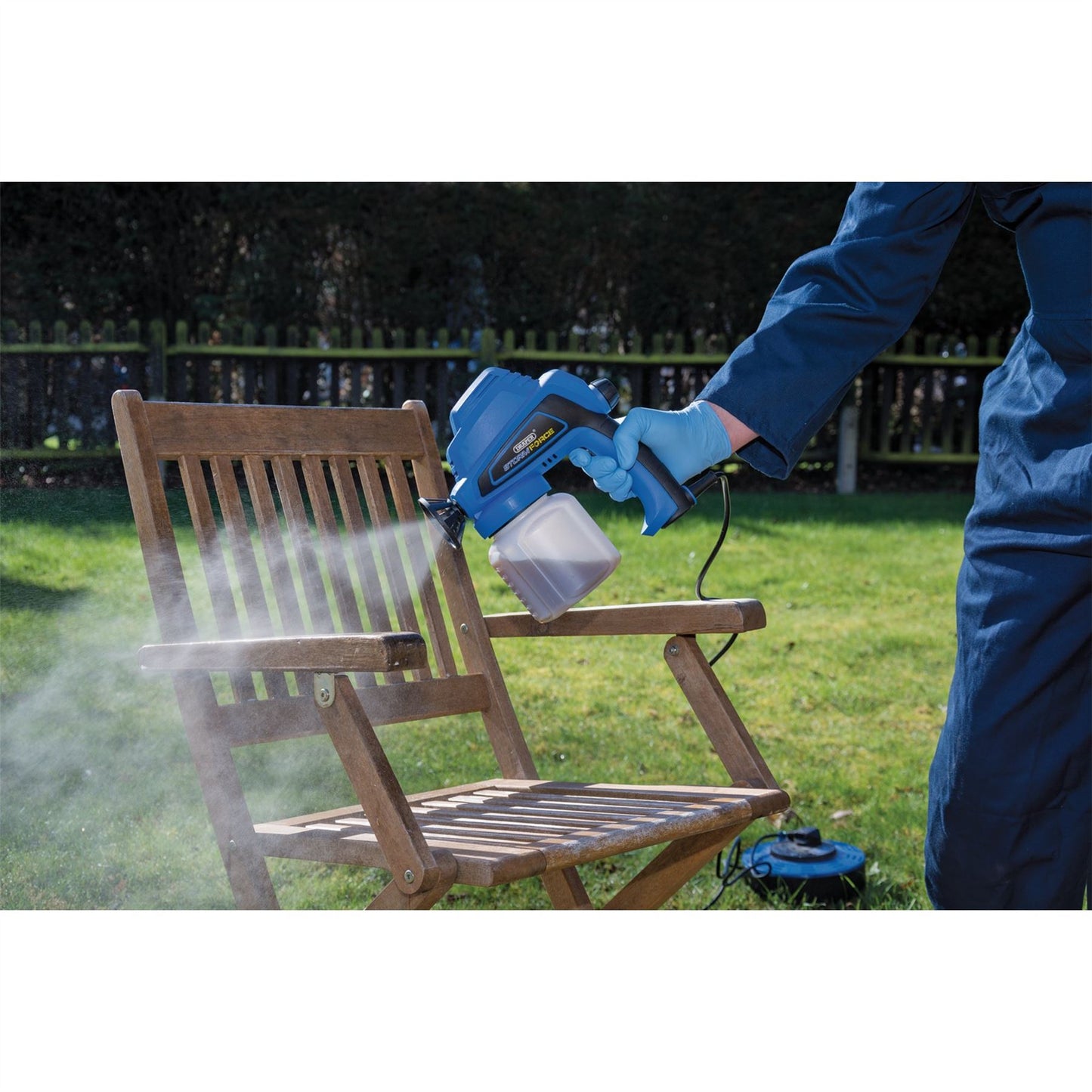 Draper Electric Airless Fence/Shed Spray Sprayer Wood Stain/Paint Gun 80W 83657