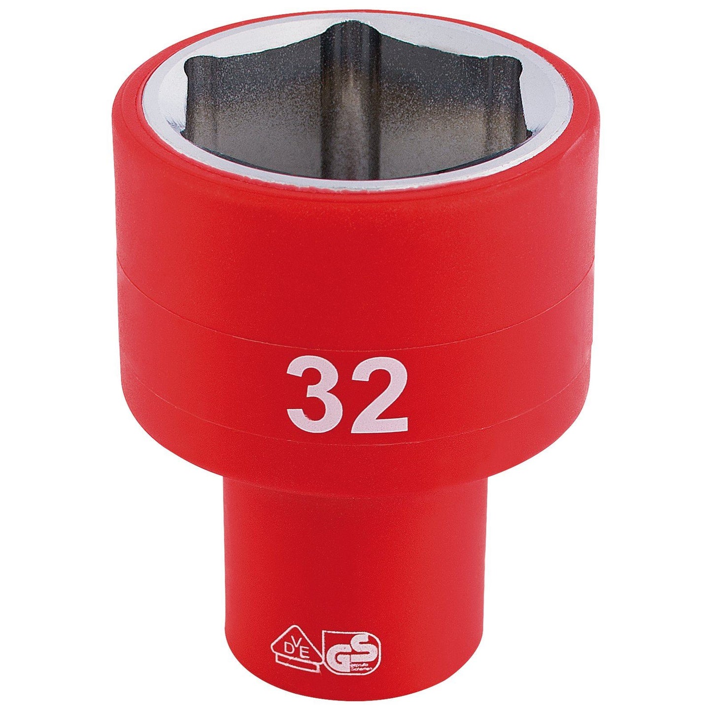 Draper Expert Quality 1/2" Square Drive Fully Insulated VDE Socket - 32mm - 32017