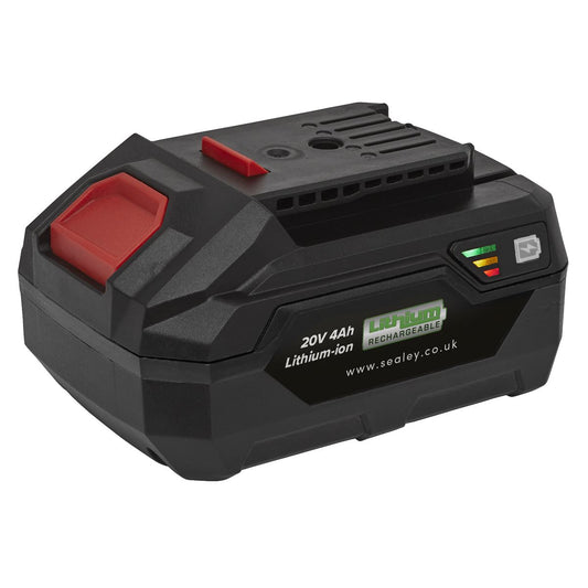 Sealey Power Tool Battery 20V 4Ah Lithium-ion for SV20 Series CP20VBP4