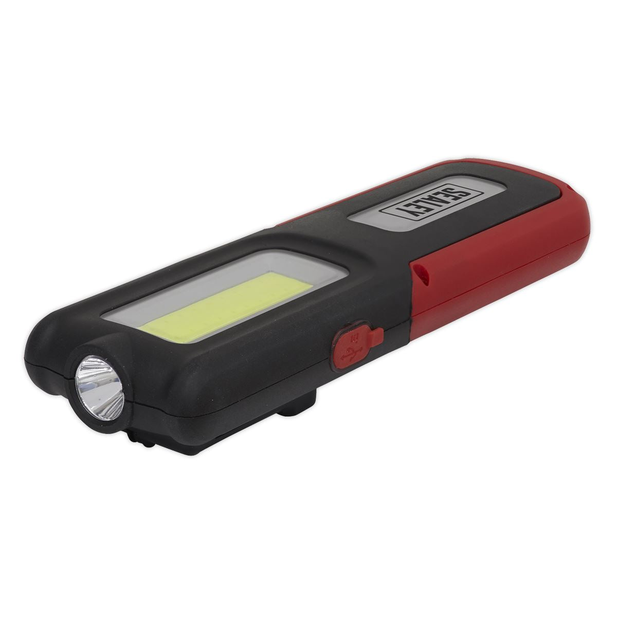 Sealey R/Charge Inspection Light 5W COB & 3W LED & Power Bank - Red LED318R