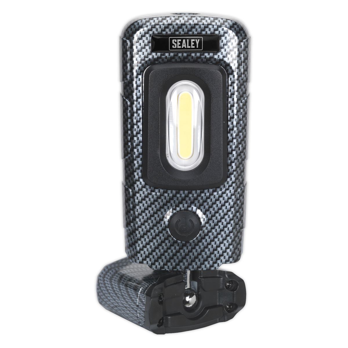 Sealey R/Charge 360 Insp Light 3W COB & 1W SMD LED Carbon Fibre LI LED3601CF