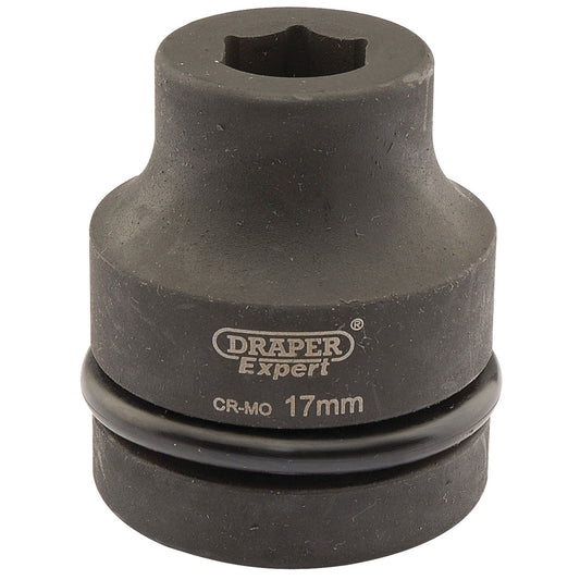 Draper Expert Expert 17mm 1" Square Drive Hi-Torq 6 Point Impact Socket - 05098