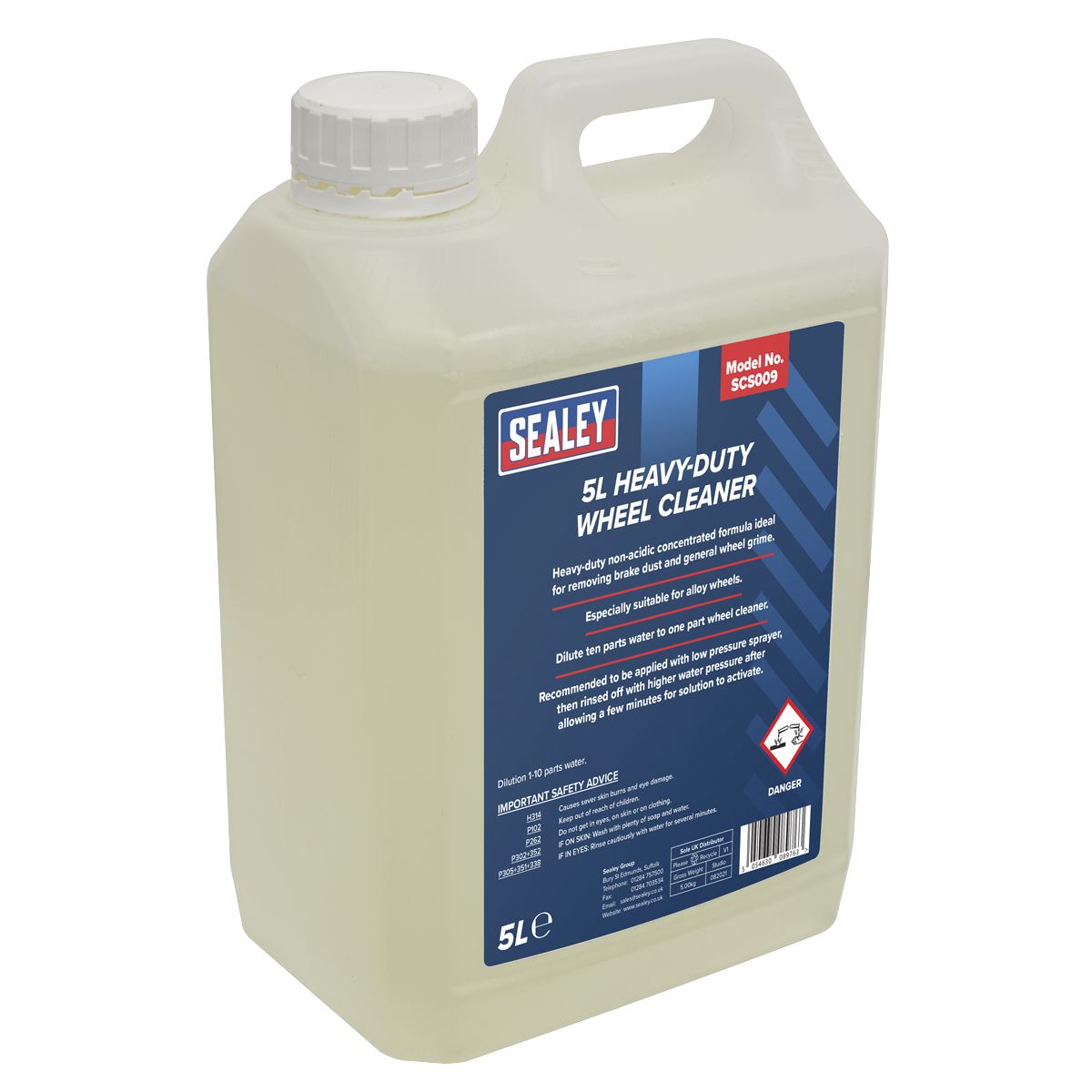 Sealey Wheel Cleaner Heavy-Duty 5L SCS009