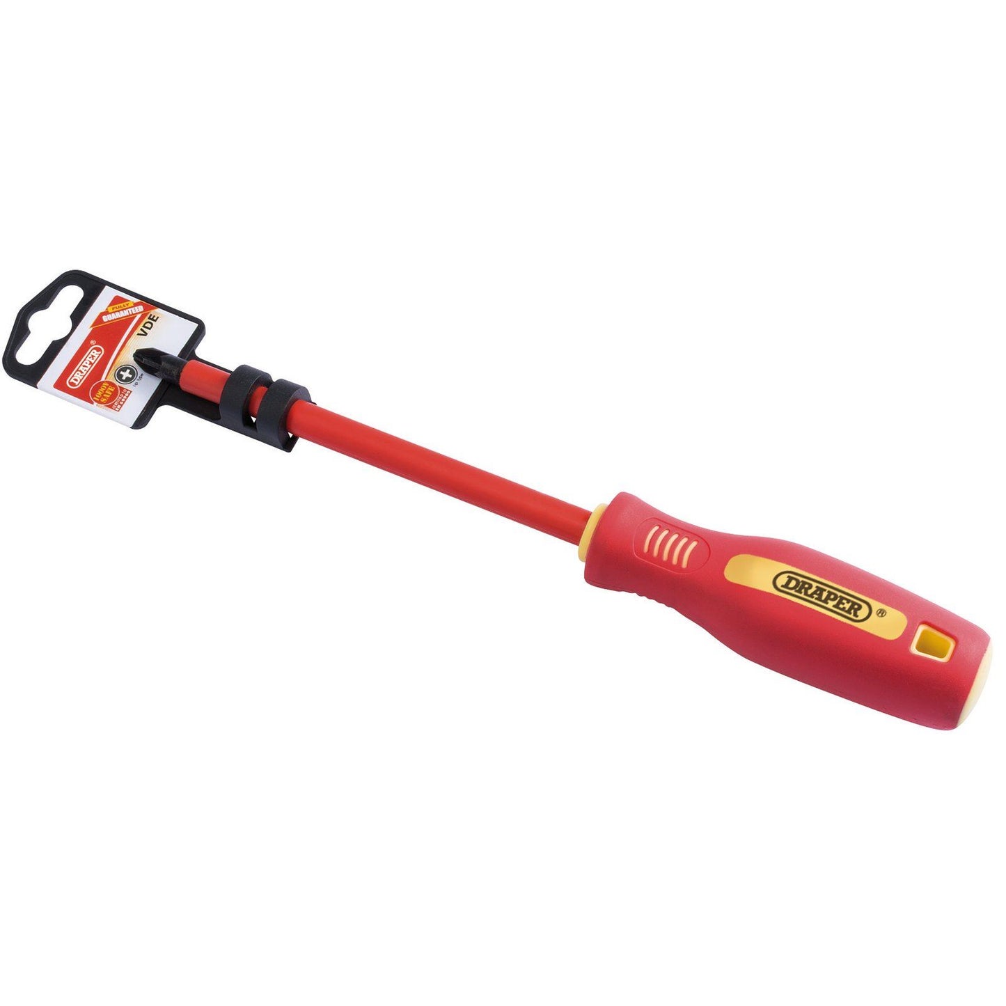 Draper No: 3 x 250mm Fully Insulated Soft Grip PZ TYPE Screwdriver. (display pac - 46535