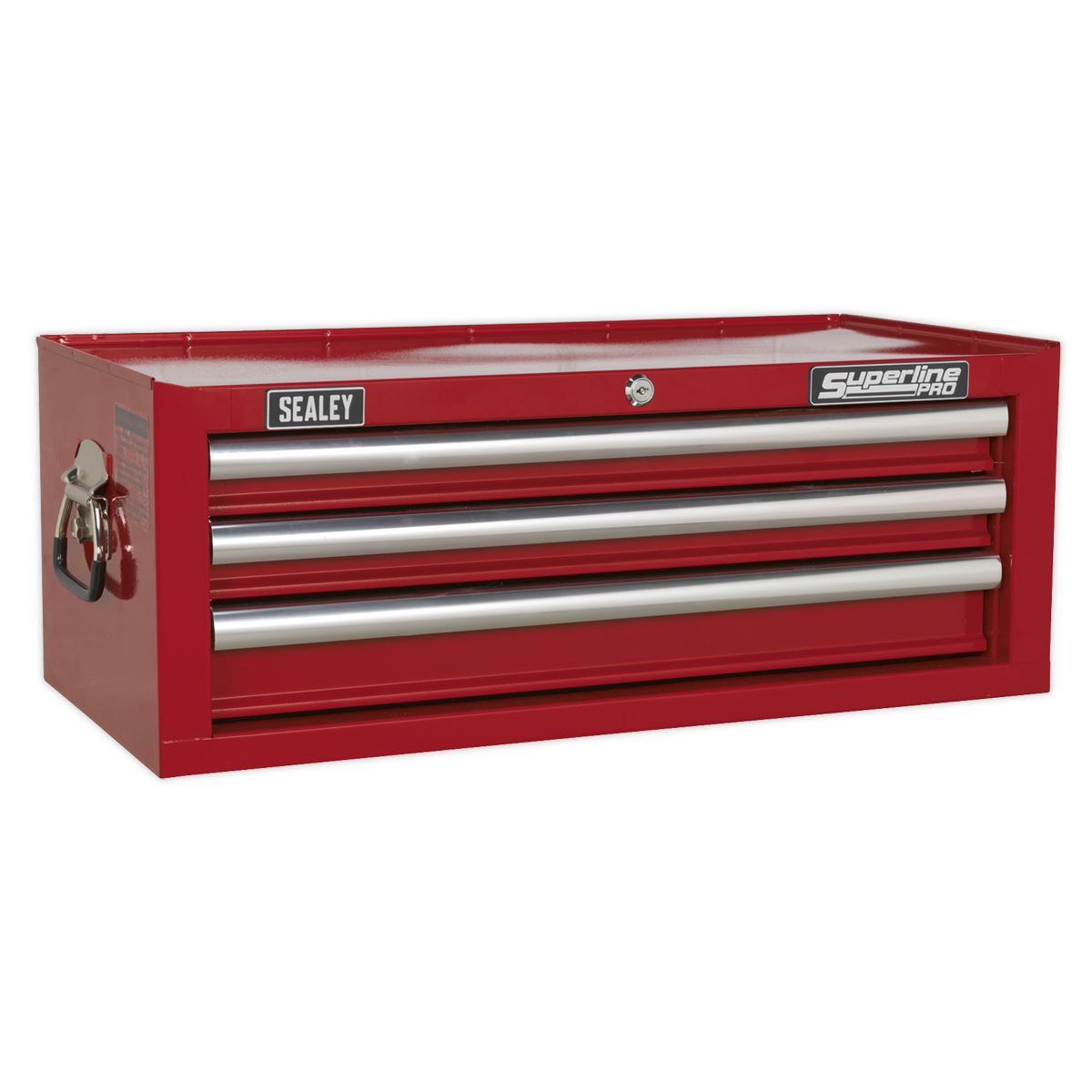 Sealey Mid-Box 3 Drawer with Ball Bearing Slides - Red AP33339