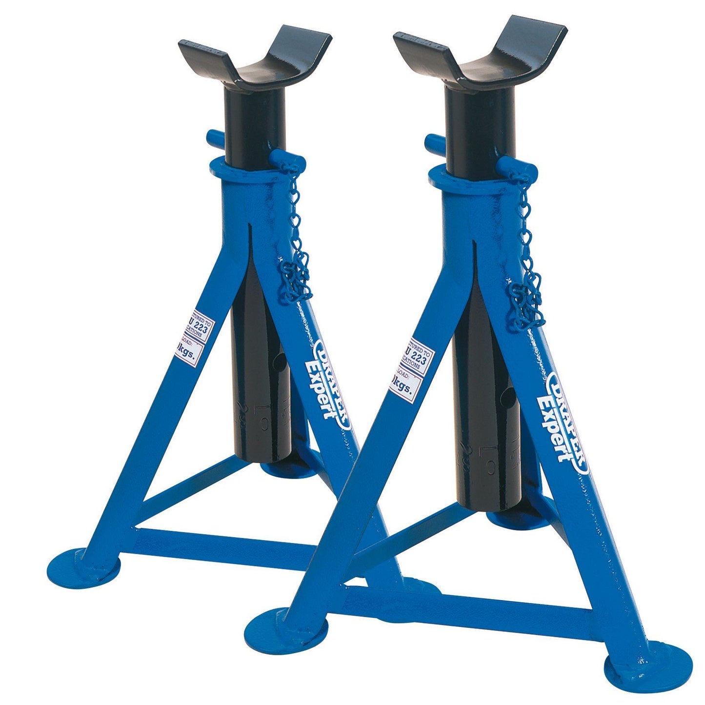 Draper Tools 54721 AS2000 Pair Expert Axle Stands 2 Tonne Each 520mm High New