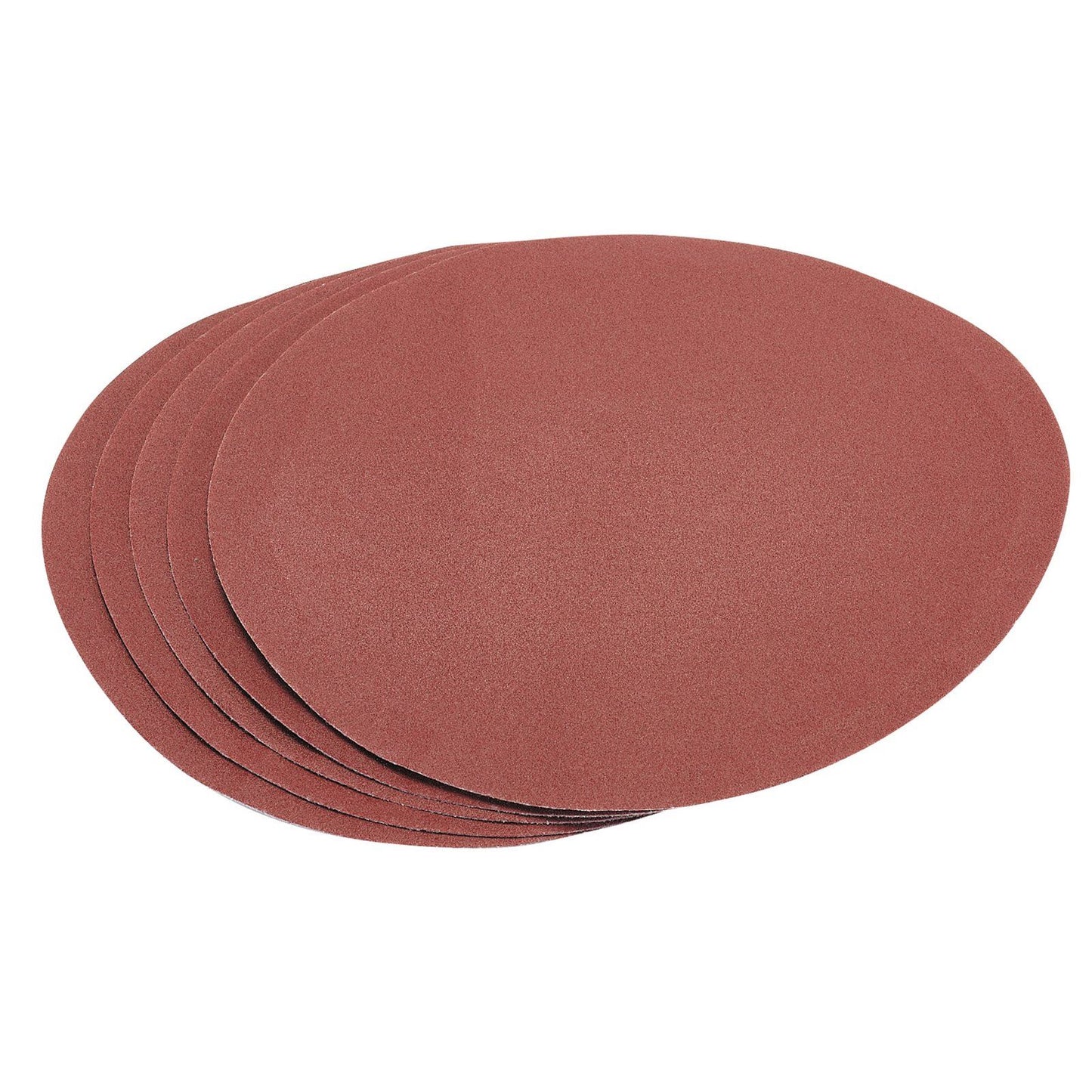 1x Pack of 5 Draper 120 Grit Hook & Eye Aluminium Oxide Sanding Discs - 230mm - 72232