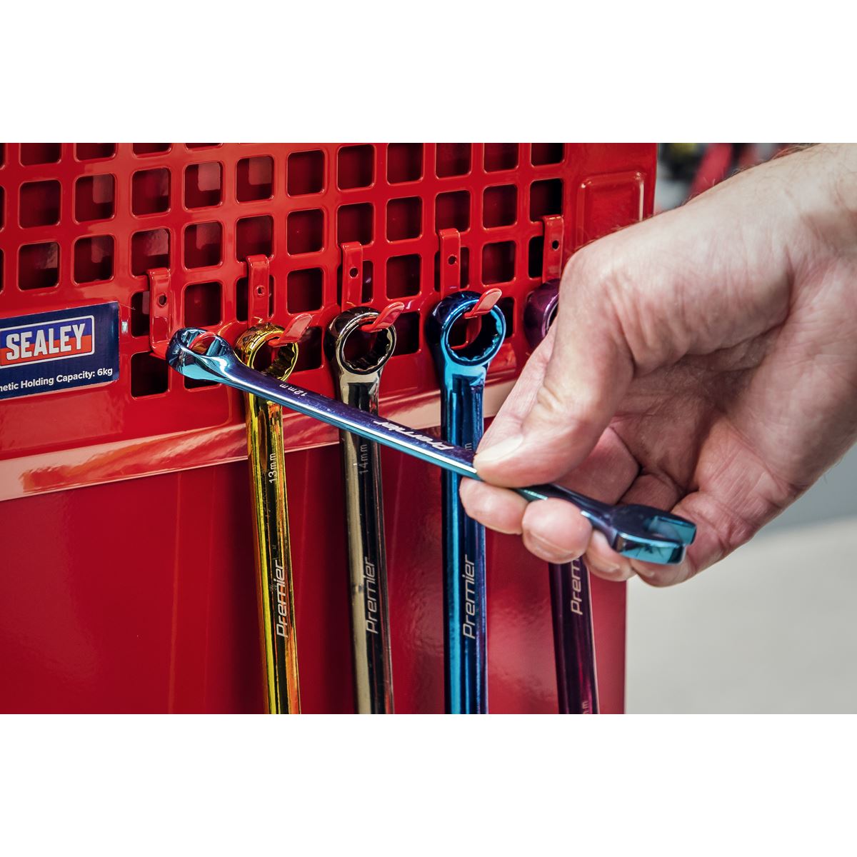 Sealey Magnetic Pegboard - Red APPB