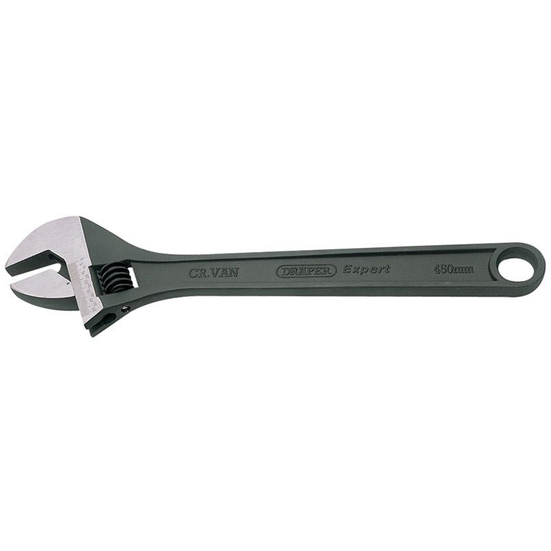 Draper 52684 Expert 450mm Crescent-Type Adjustable Wrench with Phosphate Finish