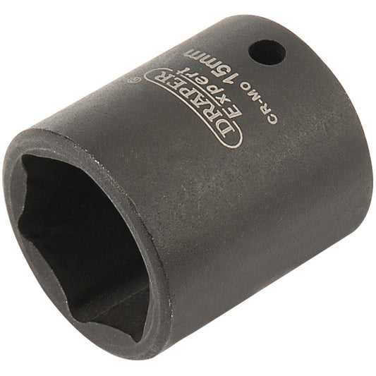 Draper 05062 Expert 15mm 1/4" Square Drive Hi-Torq6 Point Impact Socket