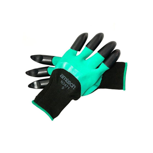 Amtech Garden Gloves With Claws Large (Size:9) - N2471