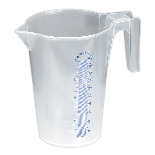 Sealey Measuring Jug Translucent 1L JT1000