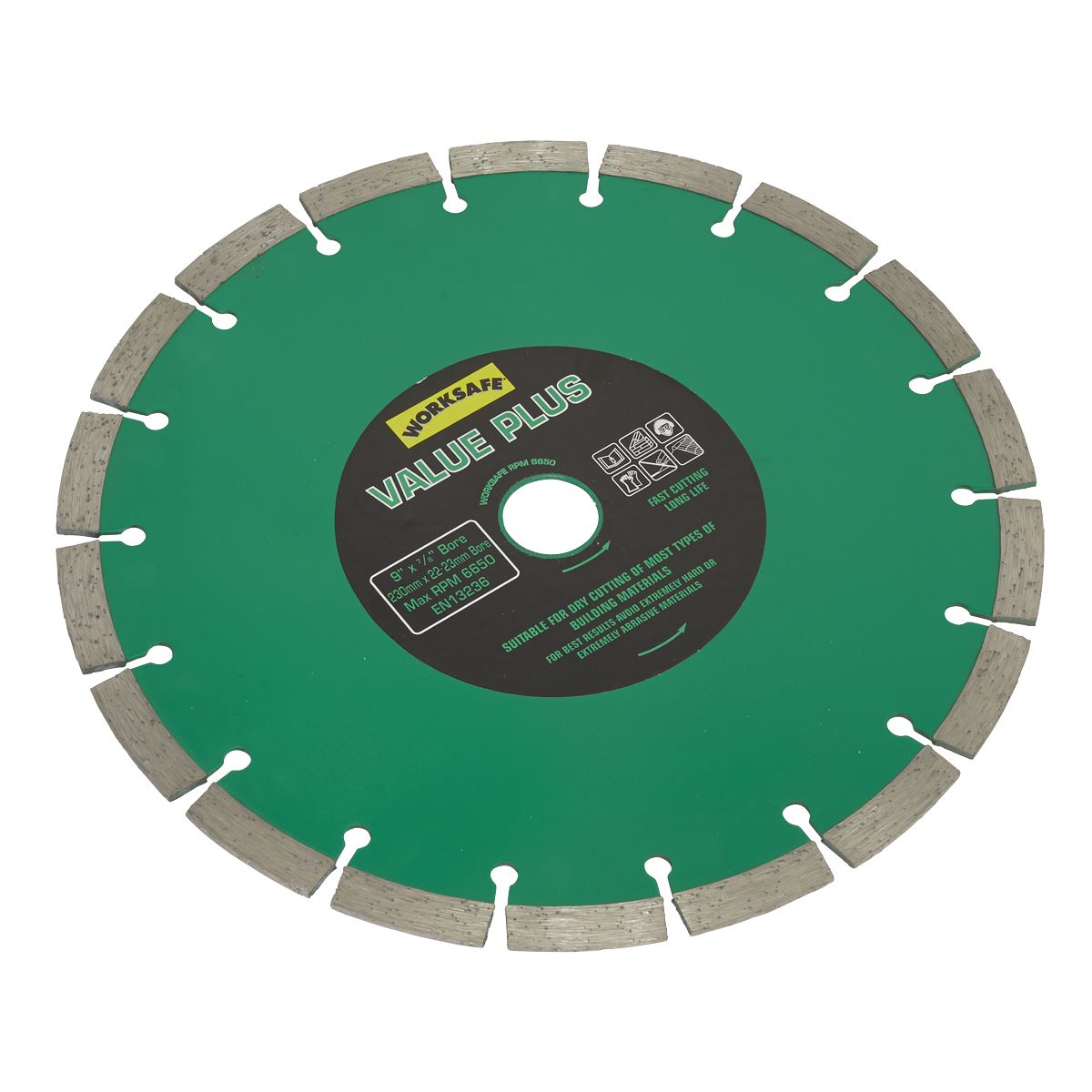 Sealey Value Plus Diamond Blade 230 x 22mm WDVP230