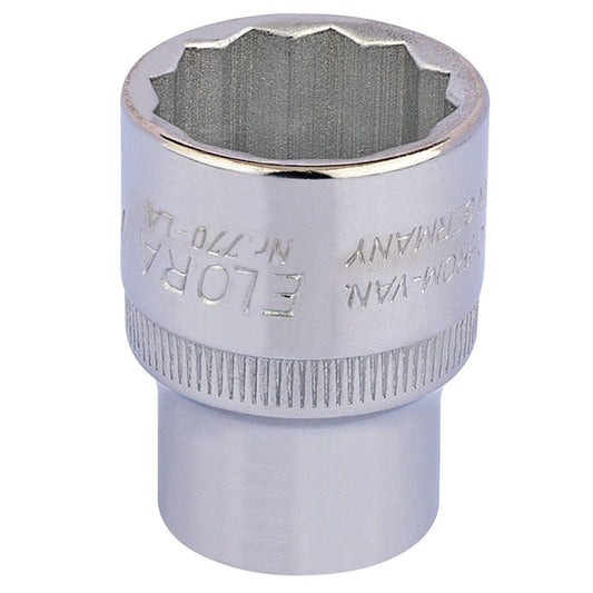 Elora 1x 7/8" 1/2" Square Drive Bi-Hexagon Socket Professional Tool 24442