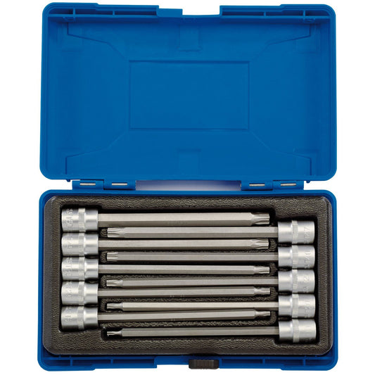 Draper 3/8" Square Drive 150mm Long TX-STAR® Socket Bit Set 10 Piece 16311