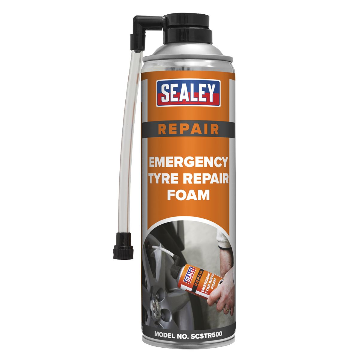 Sealey Emergency Tyre Repair Foam 500ml SCSTR500