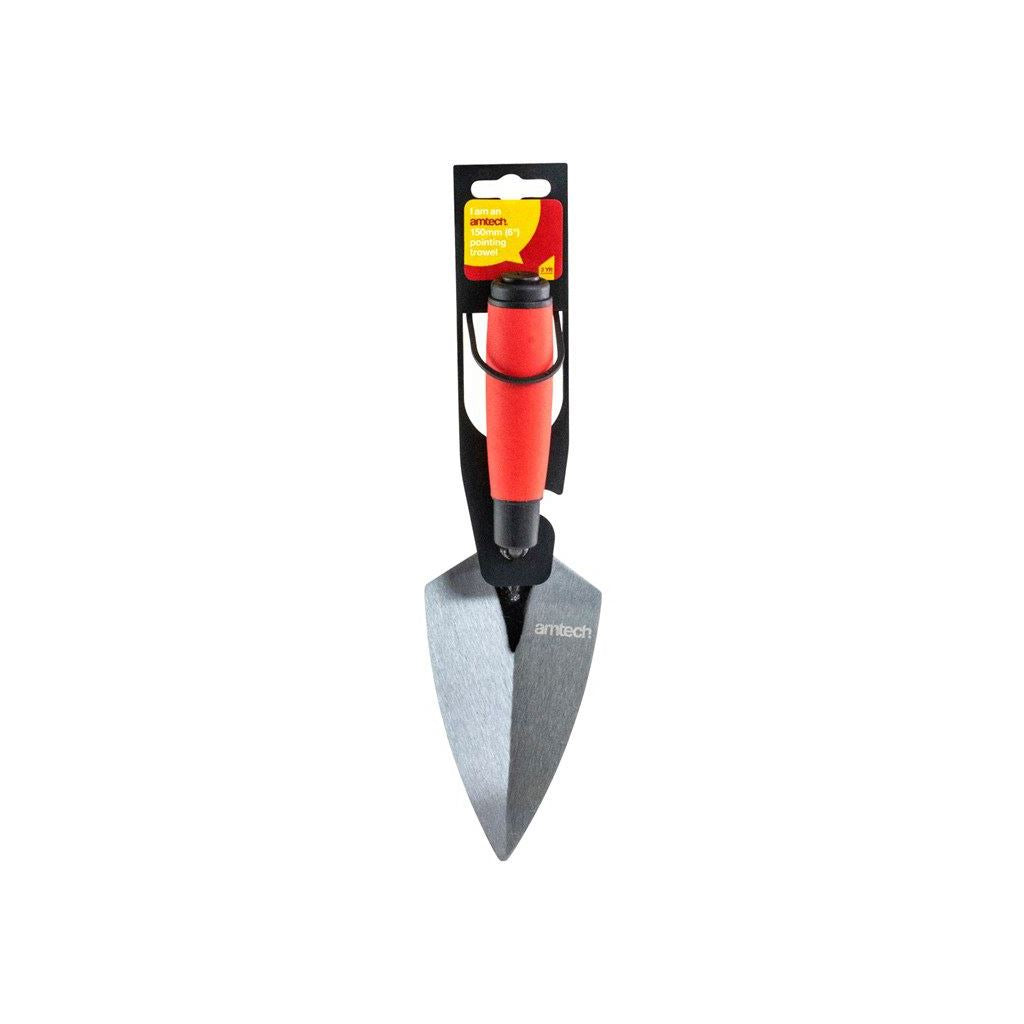 Amtech 6" Soft Grip Pointing Trowel Soft Grip (Brick/Cement/Builder) Lightweight - G0230