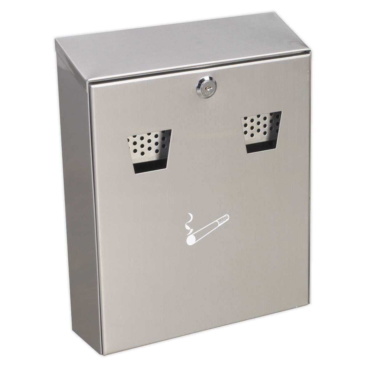 Sealey Cigarette Bin Wall Mounting Stainless Steel RCB02