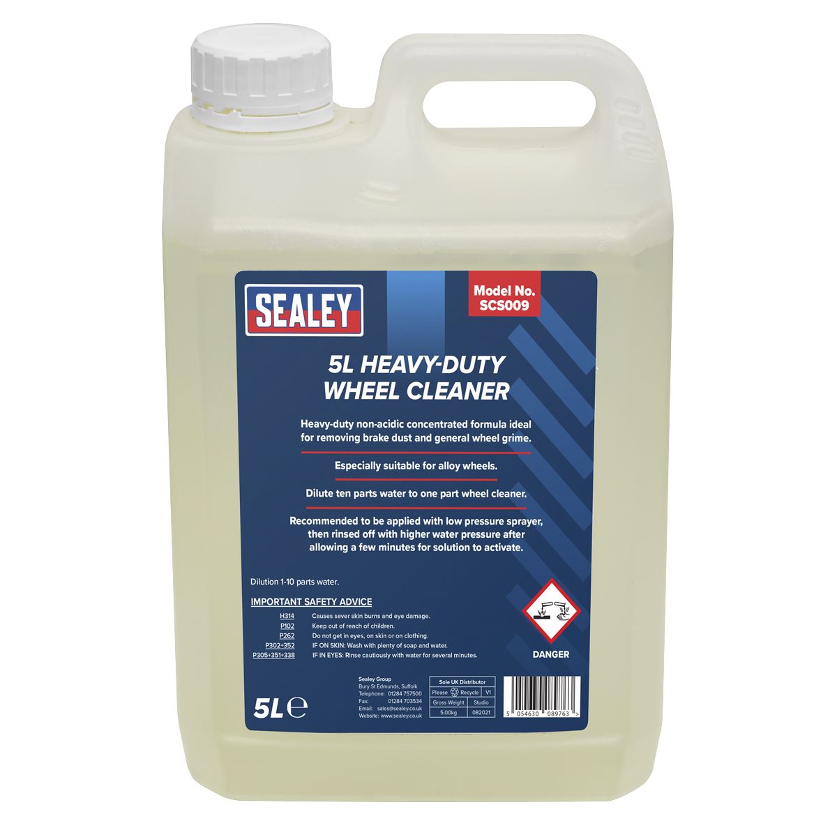 Sealey Wheel Cleaner Heavy-Duty 5L SCS009