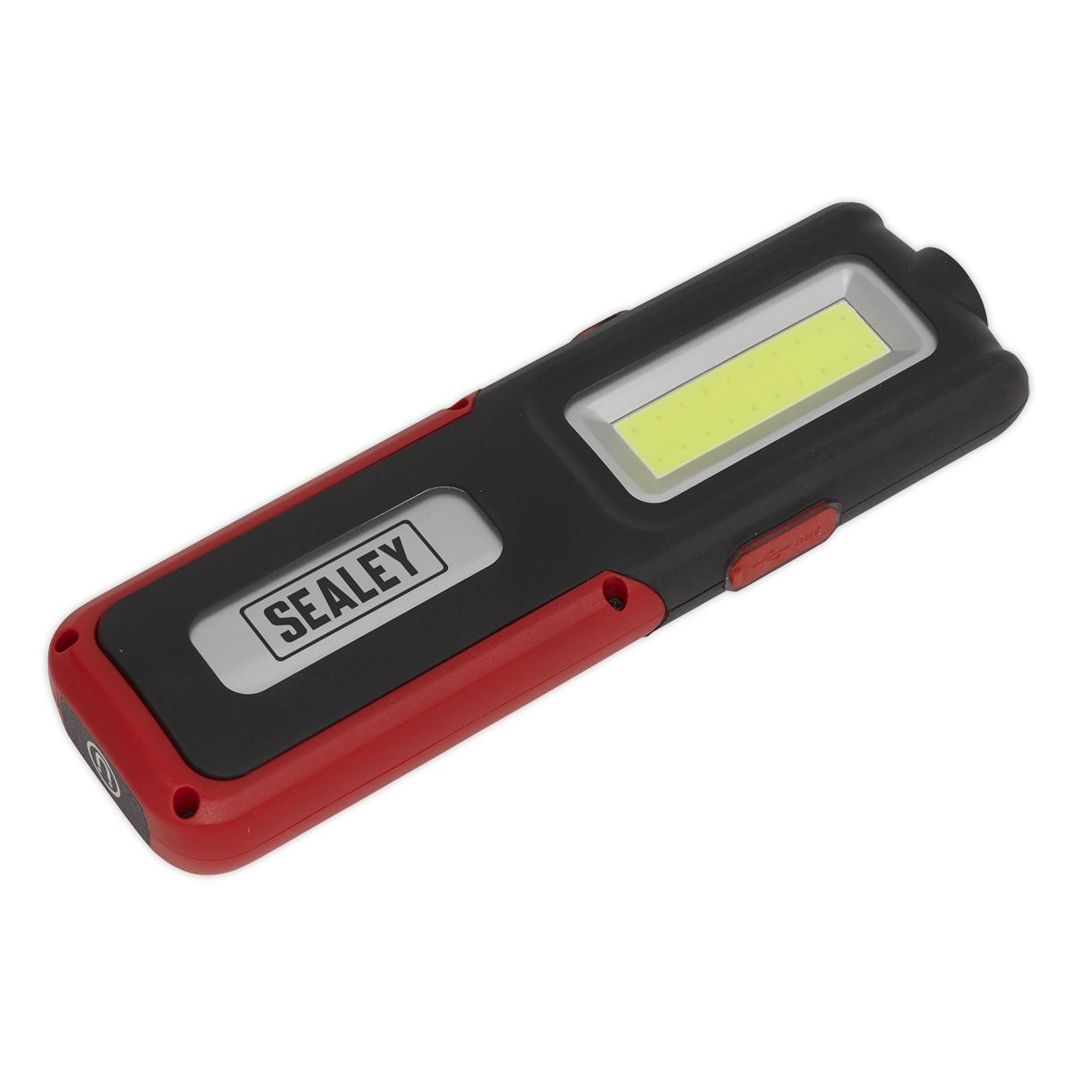 Sealey R/Charge Inspection Light 5W COB & 3W LED & Power Bank - Red LED318R