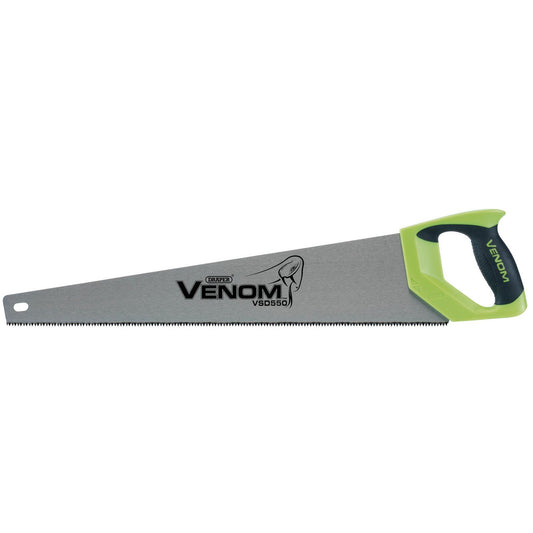 Draper Draper Venom First Fix Double Ground Handsaw, 550mm, 7tpi/8ppi - 82196