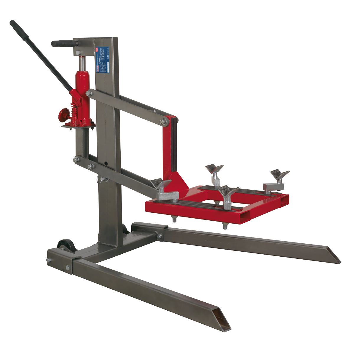 Sealey Single Post Hydraulic Motorcycle Lift 450kg Capacity MCL500