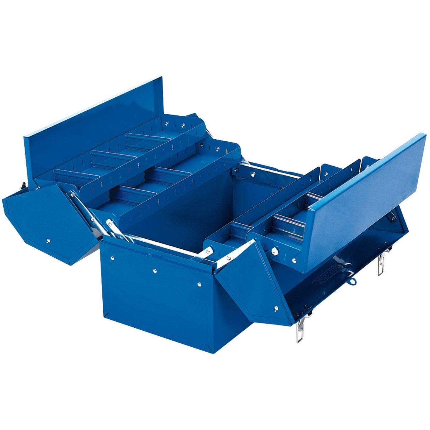 Draper 18" 460mm Metal Barn/Cantilever Toolbox Tool Box/Chest/Tray Blue 48566