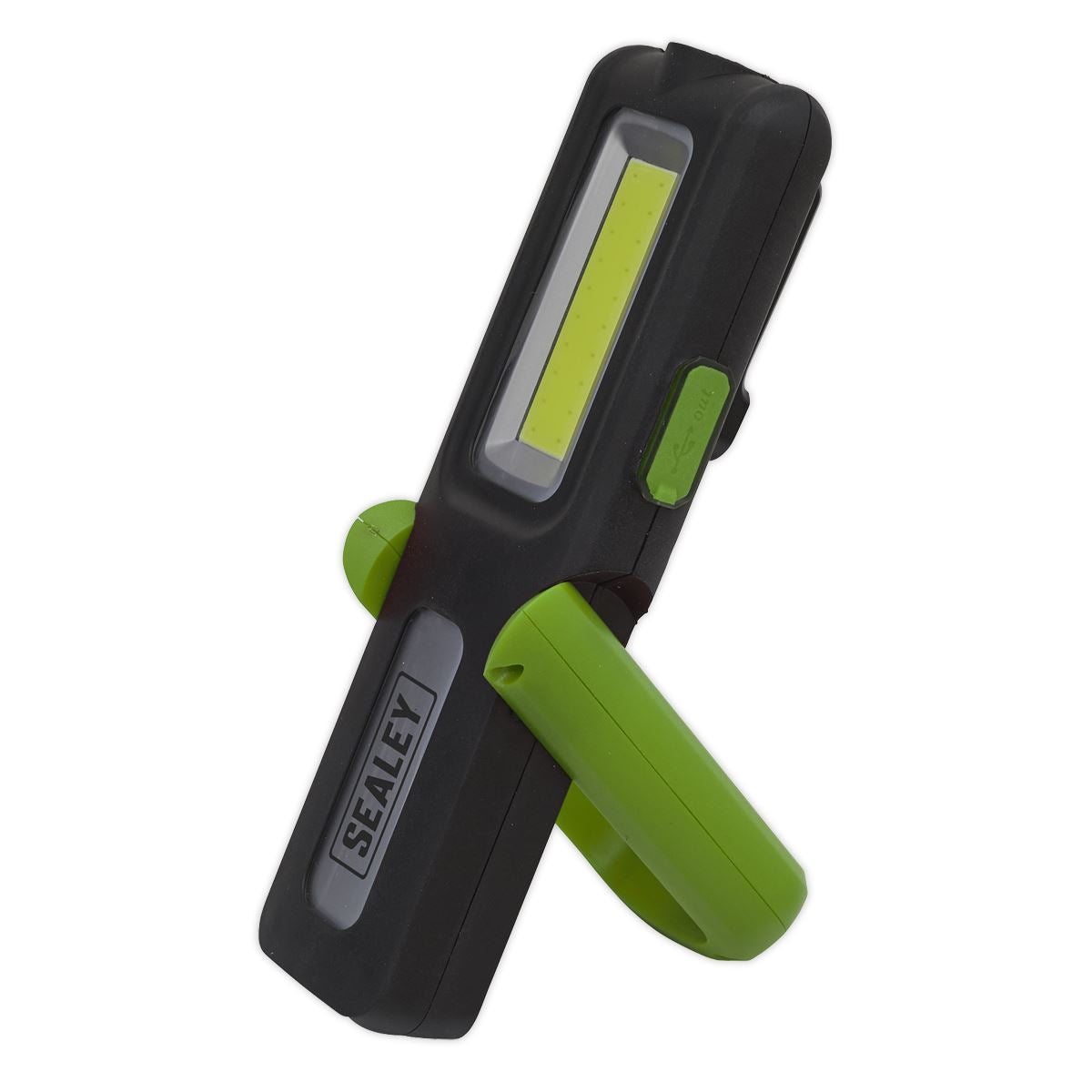 Sealey R/Charge Inspection Light 5W COB & 3W LED & Power Bank-Green LED318G