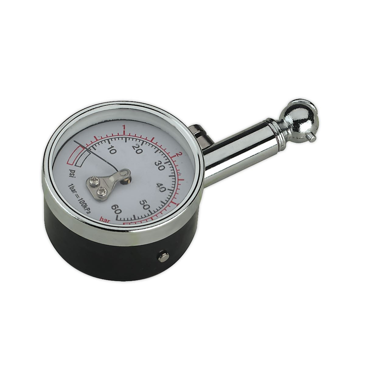 Sealey Tyre Pressure Gauge 0-4bar(0-60psi) TST/PG99