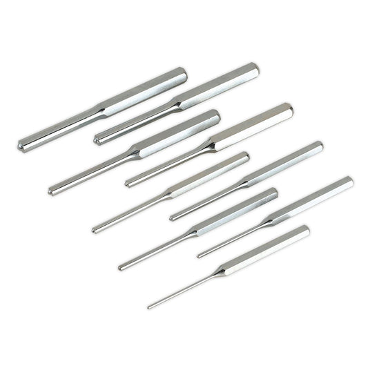 Sealey Roll Pin Punch Set 9pc 3-12mm Metric AK9109M