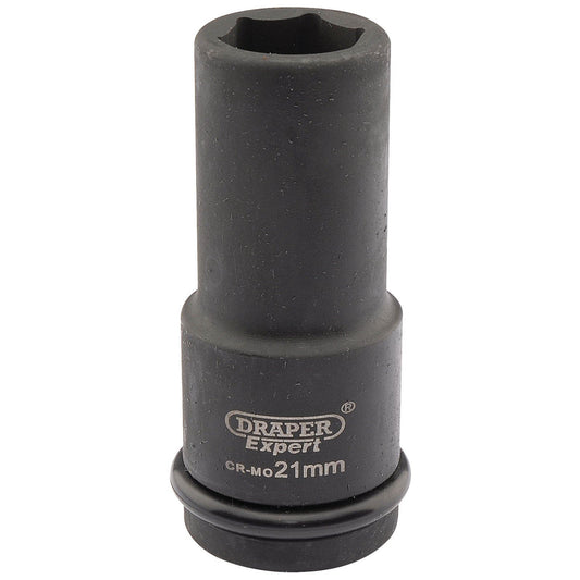 Draper Expert 21mm 3/4" Square Drive Hi-Torq® 6 Point Deep Impact Socket 05053