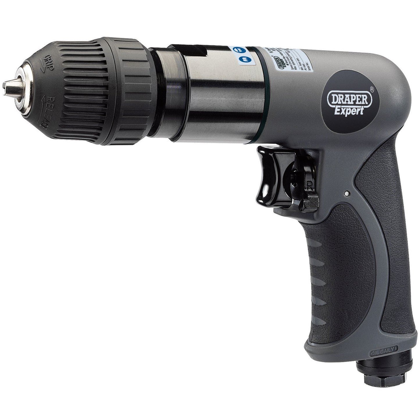 Expert Composite Body Soft Grip Reversible Air Drill With 10mm Keyless Chuck - 14258