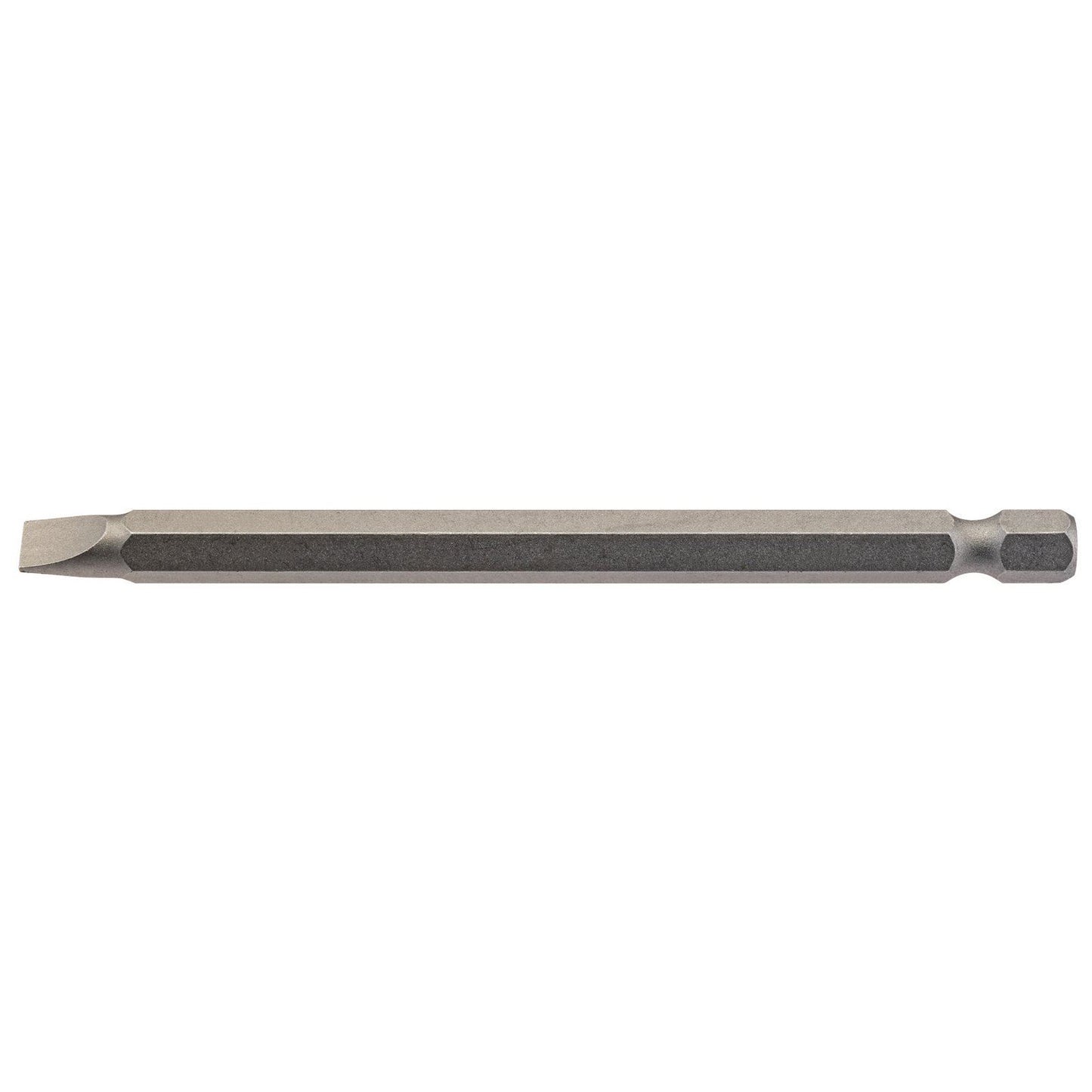 Draper 64347 6mm 1/4" Hex. Plain Slot Insert Bit 100mm Long x 1