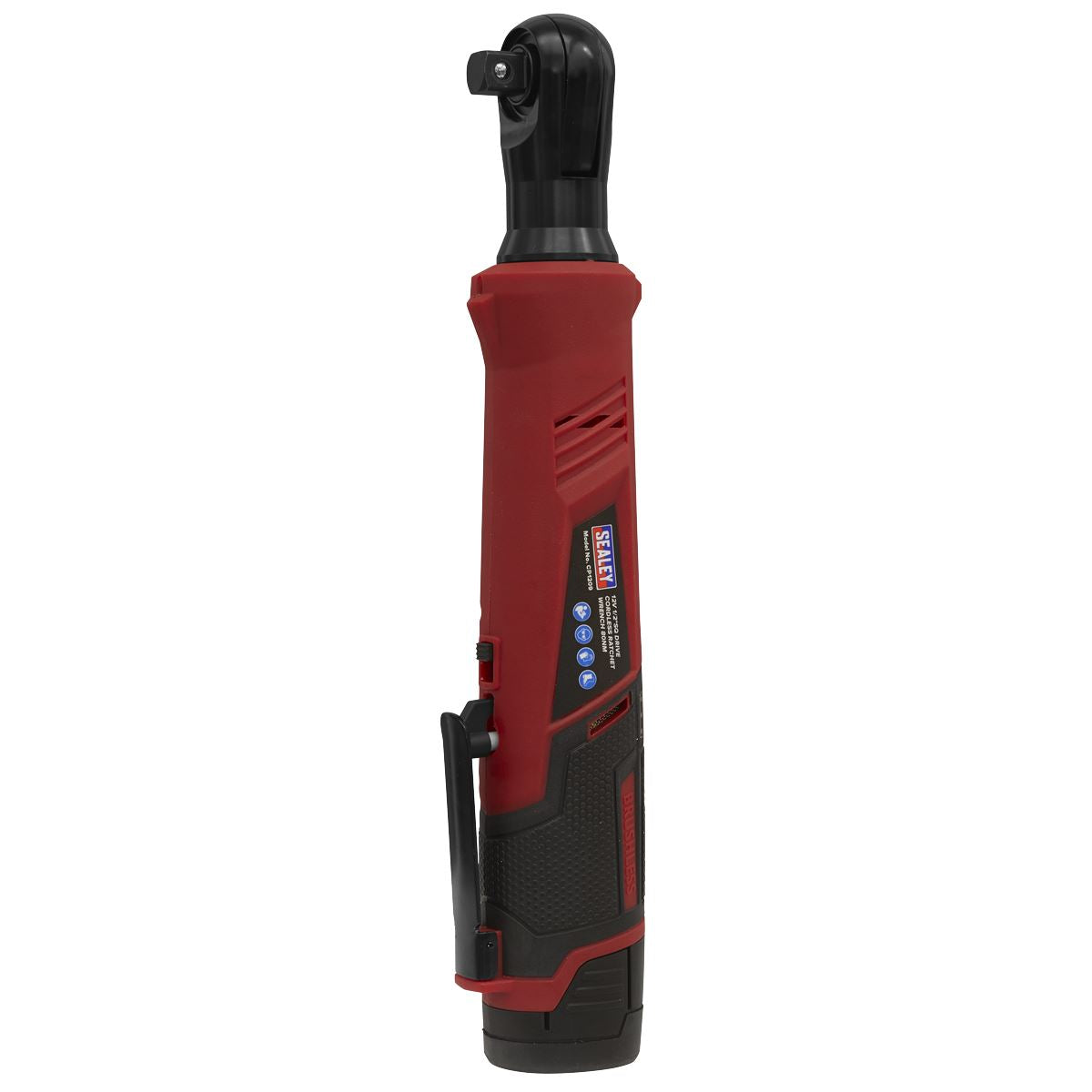 Sealey Cordless Ratchet Wrench 1/2"Sq Drive 12V Li-ion - Body Only CP1209