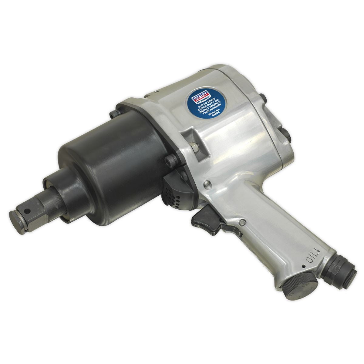 Sealey Air Impact Wrench 3/4"Sq Drive Super-Duty Heavy Twin Hammer SA604