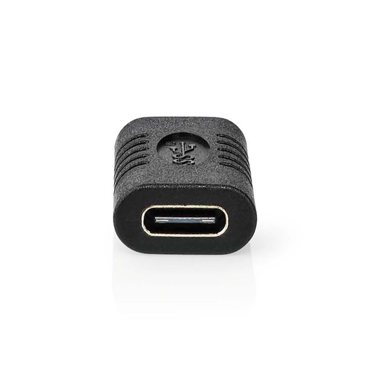 USB Adapter USB 3.2 Gen 2 USB-C Female USB-C Female 10 Gbps Black Polybag - CCGP64900BK