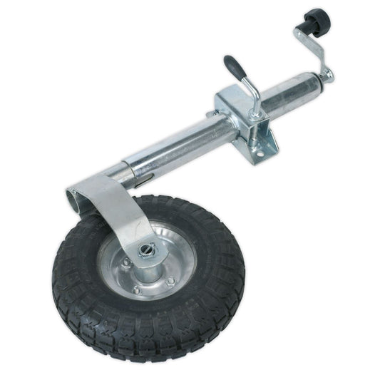 Sealey Jockey Wheel & Clamp 48mm - 260mm Pneumatic Wheel TB372