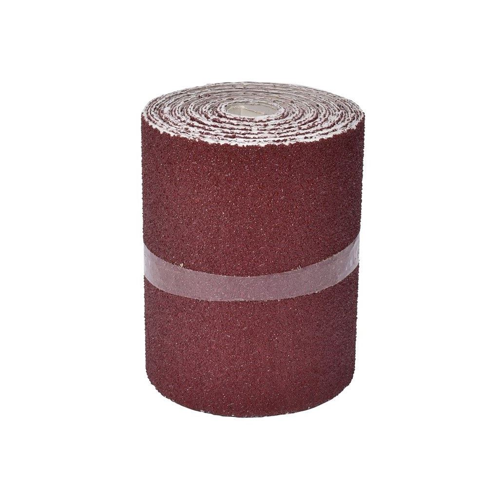 Amtech 5m x 115mm Red Aluminium Oxide Sanding Roll 40 Grit P40 Sandpaper Sander - V4100