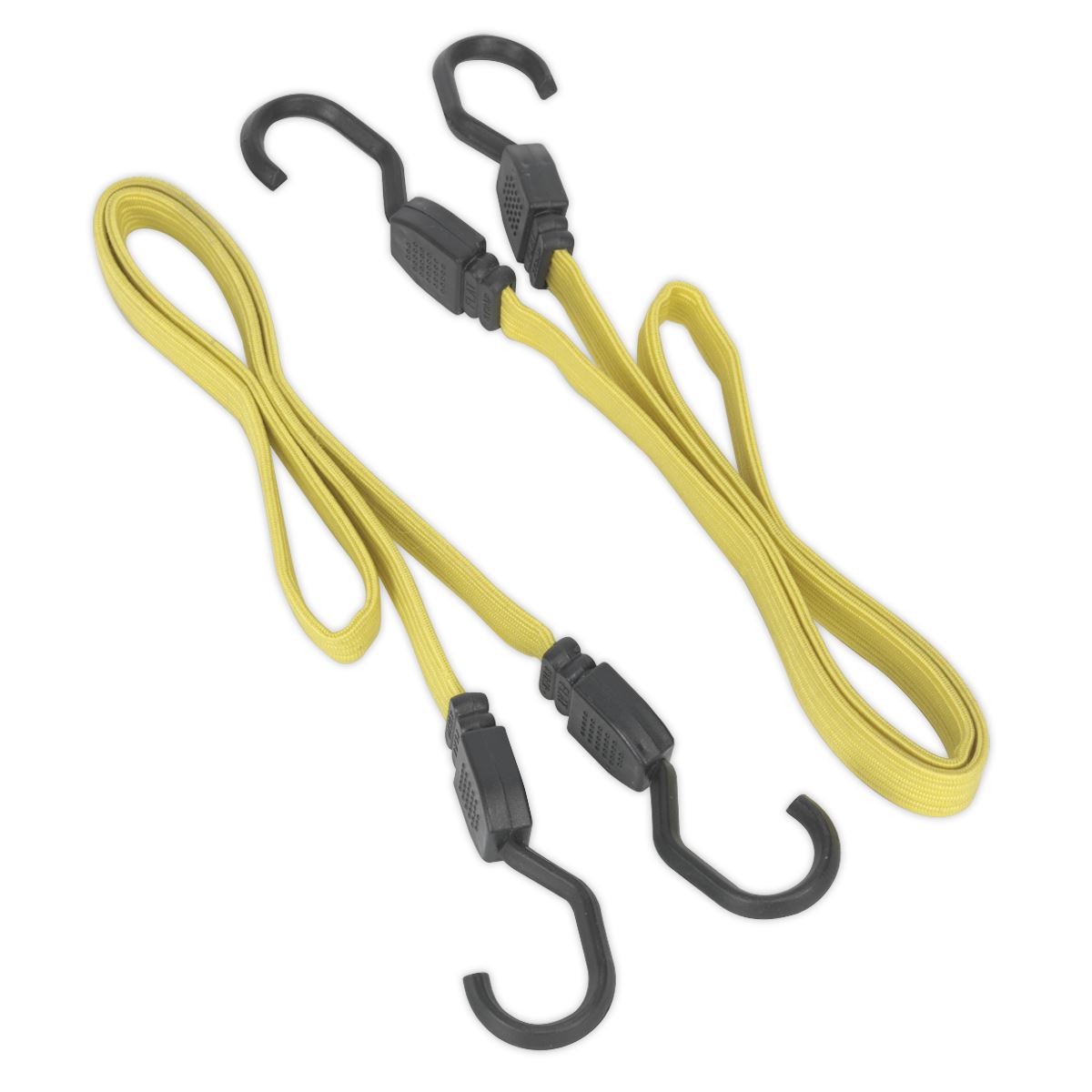 Sealey Flat Bungee Cord Set 2pc 910mm BCS18