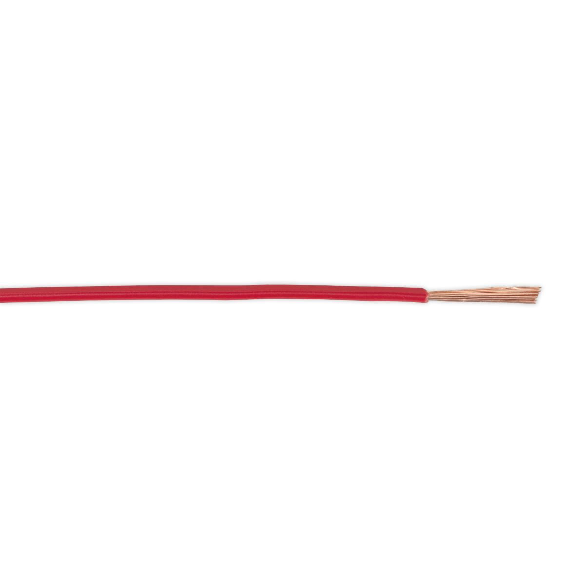 Sealey Automotive Cable Thin Wall Single 1mm 32/0.20mm 50m Red AC3220RE