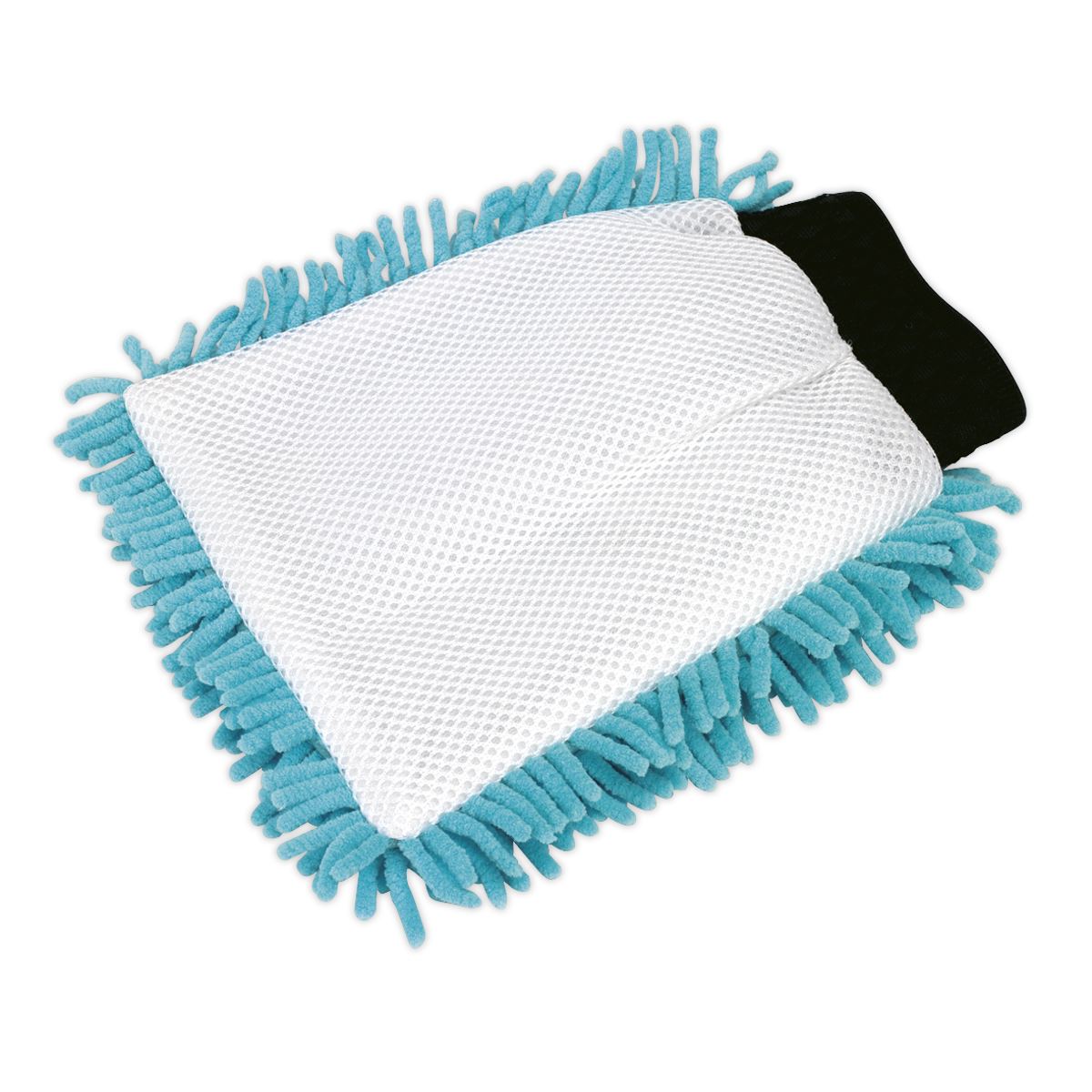 Sealey Shaggy Microfibre Mitt 2-in-1 CC77