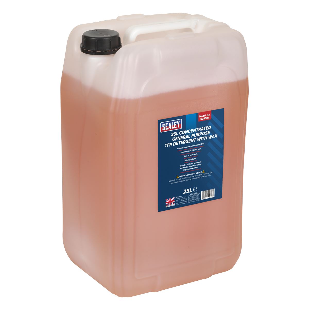 Sealey TFR Detergent with Wax Concentrated 25L SCS004