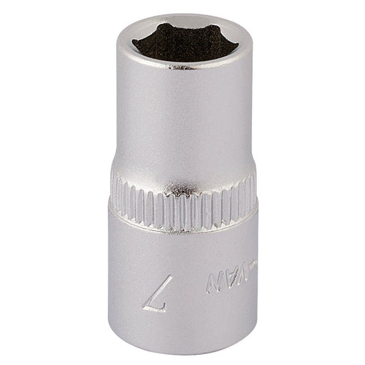 7mm 1/4" Square Drive Elora Hexagon Socket Draper 11096