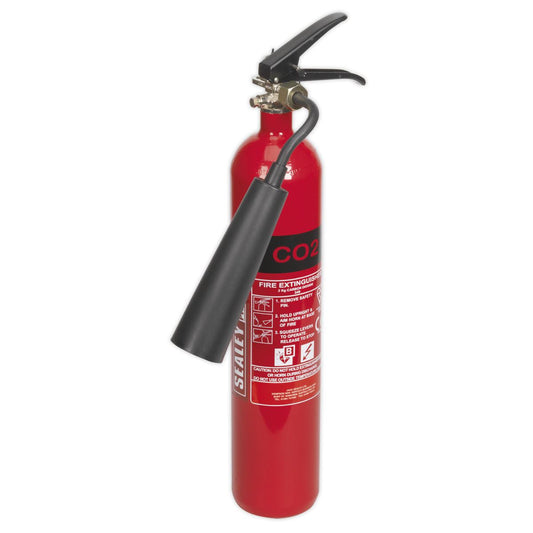 Sealey Fire Extinguisher 2kg Carbon Dioxide SCDE02